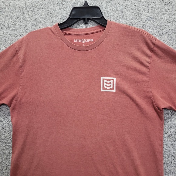 MTN OPS Mens T Shirt Size Large Short Sleeve Crew Neck Cotton Polyester Blend - Picture 10 of 11